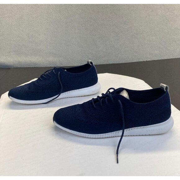 Cole Haan Zerogrand Stitchlite Wingtip Oxfords Women’s Shoes Size 9B Blue - Picture 1 of 13